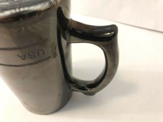 Vintage Snap - On Tool ' s Beer Mug Stein Chrome 9/16 Socket Glass Mug 6