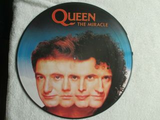Queen " The Miracle " Rare Ltd Ed Picture Disc &