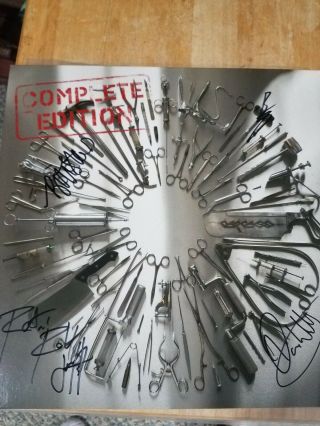 Carcass Surgical Steel Complete Edition Vinyl Lp Signed Autographed Vg Cond