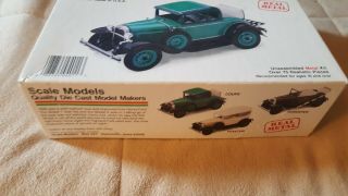 Hubley For Model A Coupe Metal & Plastic Model Open Complete 2