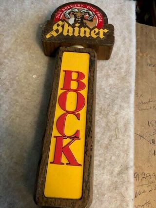 Shiner Bock Tapper Handle 11 1/4 " Long " Our Brewery Our Pride "
