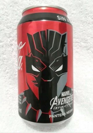 Avengers Black Panther,  Dr.  Strange,  Gamora,  Mexico Coca Cola Cans