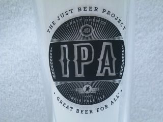 JUST BEER PROJECT IPA Pint Beer Cider 16 oz Glass Set of 4 2