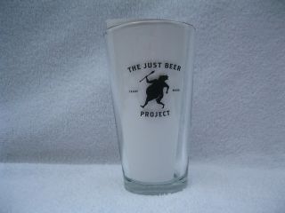 JUST BEER PROJECT IPA Pint Beer Cider 16 oz Glass Set of 4 3