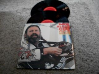 David Allan Coe Lp - For The Record The First 10 Years - 2 Lp Set - 1984 - Gatefold - Nm