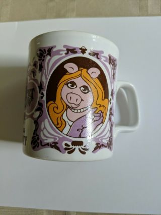 Vintage Muppet Show Miss Piggy Coffee Mug Pre - Owned 1978
