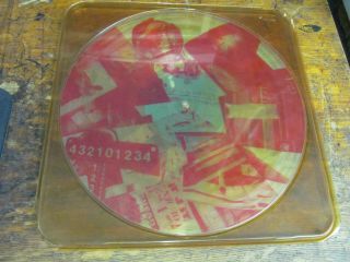 Talking Heads Speaking In Tongues Lp Sire Rauschenberg Pic Disc Vg,
