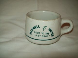 Vintage Maxwell House Coffee Restaurant Ware Mug Cup - Wellsville China Co