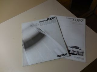 Mazda Savanna Rx - 7 Japanese Brochure 1987/12 Fc3s 13b Rotary Cabriolet