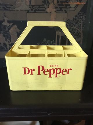 Vintage Rare Dr.  Pepper Soda Bottle Carrier - Plastic Pakster 0816