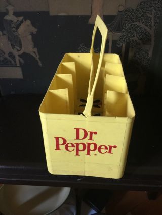 Vintage Rare Dr.  Pepper Soda Bottle Carrier - Plastic Pakster 0816 3