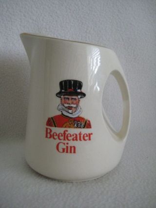 Vintage Beefeater Dry Gin London Martini Pitcher Pub Jug Wade England 3