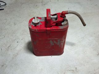 Vintage Protectoseal Co Chicago Metal Gas Can 5 Gallon 8455 Fm Great No Rust
