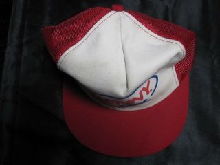Vintage Genny Beer Red and White Trucker Hat 4342 2