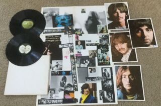 Beatles White Album Swbo - 101 Apple Poster/pictures Inc First Pressing Losangeles