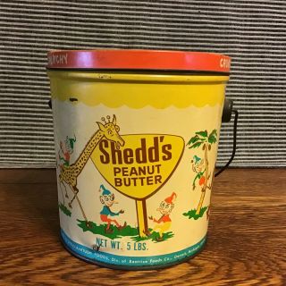Vintage Shedd’s Peanut Butter Tin