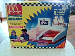 Mcdonalds Happy Meal Magic Pie Maker Mattel Vintage 1993