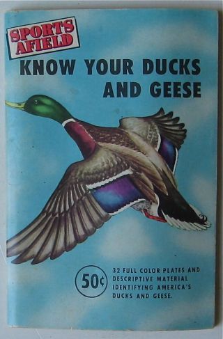 Sports Afield Know Your Ducks And Geese