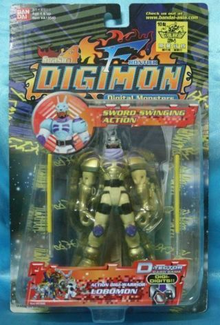 Bandai Digimon Frontie Lobomon Action Figure N Crad