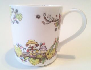 My Neighbor Totoro Flower 400cc Porcelain Tea Cup Mug Studio Ghibli