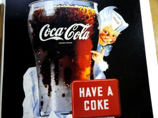 Have A Coke Coca - Cola Tin Sign American Wall Art Americana 1995 Advertisement
