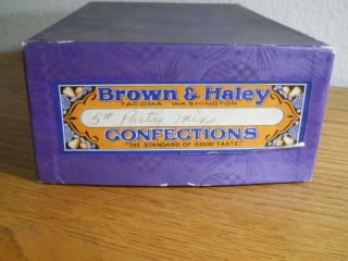 Antique Brown & Haley Confections Tacoma Washington Box