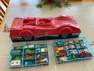 Vintage Matchbox Lesney Cars In Carrying Case