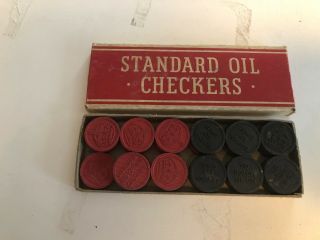 Vintage Standard Oil Checkers 1938