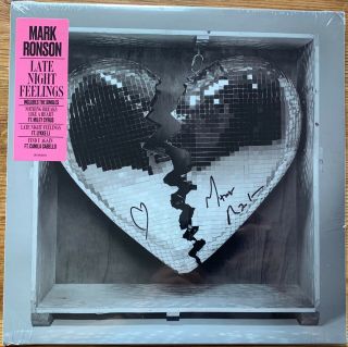 Mark Ronson Late Night Feelings Signed Autographed Double Vinyl Lp Album