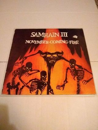 Samhain November Coming Fire Lp Vinyl Plan9 Misfits Danzig.
