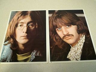 The Beatles White Album - 2 lps - Apple SWBO101 Embossed Numbered w photos & poster 4