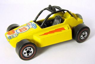 1977 Mattel Hot Wheels Redline Rock Buster Yellow No.  10 Hk Bell Goodyear