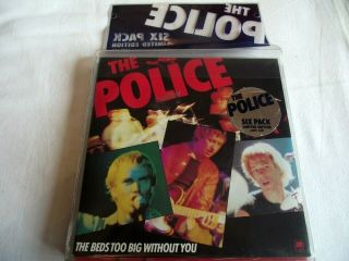The Police Six Pack Limited Edition 6 X 7 " Pack.  Blue Vinyl