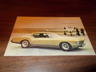 1971 Buick Riviera Sport Coupe Advertising Postcard