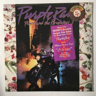 Prince And The Revolution Purple Rain Warner Brothers Funk Soundtrack Lp