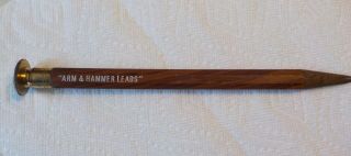 RARE Arm and Hammer Baking Soda LARGE Advertising Pencil Antique Church Sons OLD 2