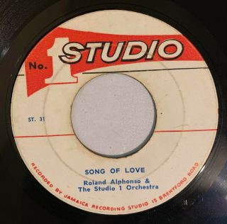 Roland Alphonso - Song Of Love - Studio 1 (ska Inst 7)