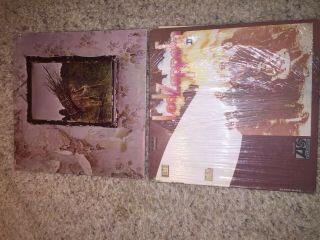 Led Zeppelin Ii 1969 Vinyl Lp Atlantic Records Sd 8236 & Zepp Iv Sd7208