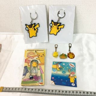 Pokemon Pikachu Rubber Strap Metal Charm Bell Japan Anime Manga U29