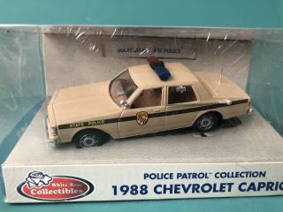 Maryland State Police 1:43 Scale Die Cast 1988 Chevrolet Caprice,  White Rose