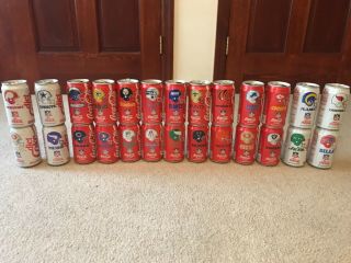 1992 Diet Coke / Coca Cola 26 Cans. ,  Opened On Either The Top Or Bottom.
