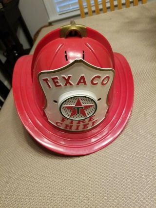 Vintage Texaco Fire Chief Helmet Hat Fireman Bestoffer