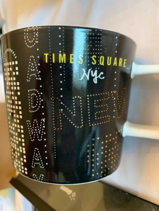 Starbucks Nyc Times Square York City Coffee Cup Mug Limited Edition 14 Ounce