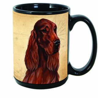 Irish Setter Faithful Friends Dog Breed 15oz Coffee Mug Cup