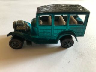 Hot Wheels Redlines Classic 31 Ford Woody In Aqua Blue 1:64 Diecast Car