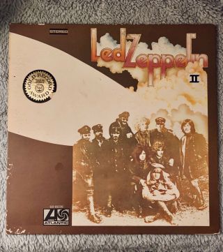 Led Zeppelin Ii Atlantic Sd - 8236 Lp R.  Ludwig Pressing Ss Rl 1969 Rare