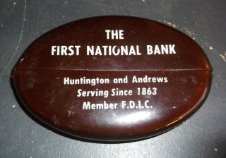 Vintage Coin Purse First National Bank Huntington Andrews Indiana Advertising