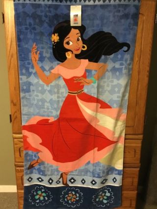 Disney Store Elena Of Avalor Girls Princess Beach Bath Towel