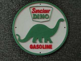 4 " Sinclair Gas And Oil Sign Dino Filling Station Sign Wall Hanger 3d Printed
