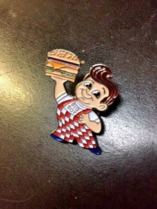 Big Boy Enamel Cloisonne Pin Old Stock From The 90s Vibrant Colors